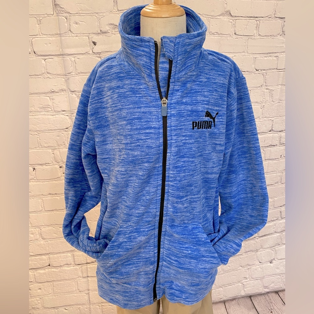 Puma Boys M(10/12) Bright Blue Zip-up Jacket